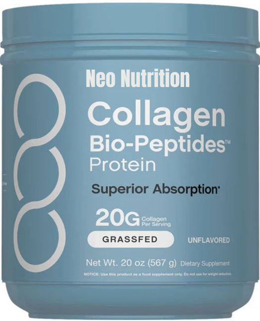 Grassfed Collagen Bio-Peptides, 20 oz (567 g), Polvere